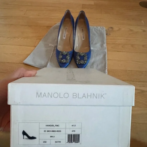 MANOLO BLAHNIK HANGISI 70MM Pump - Picture 7 of 7